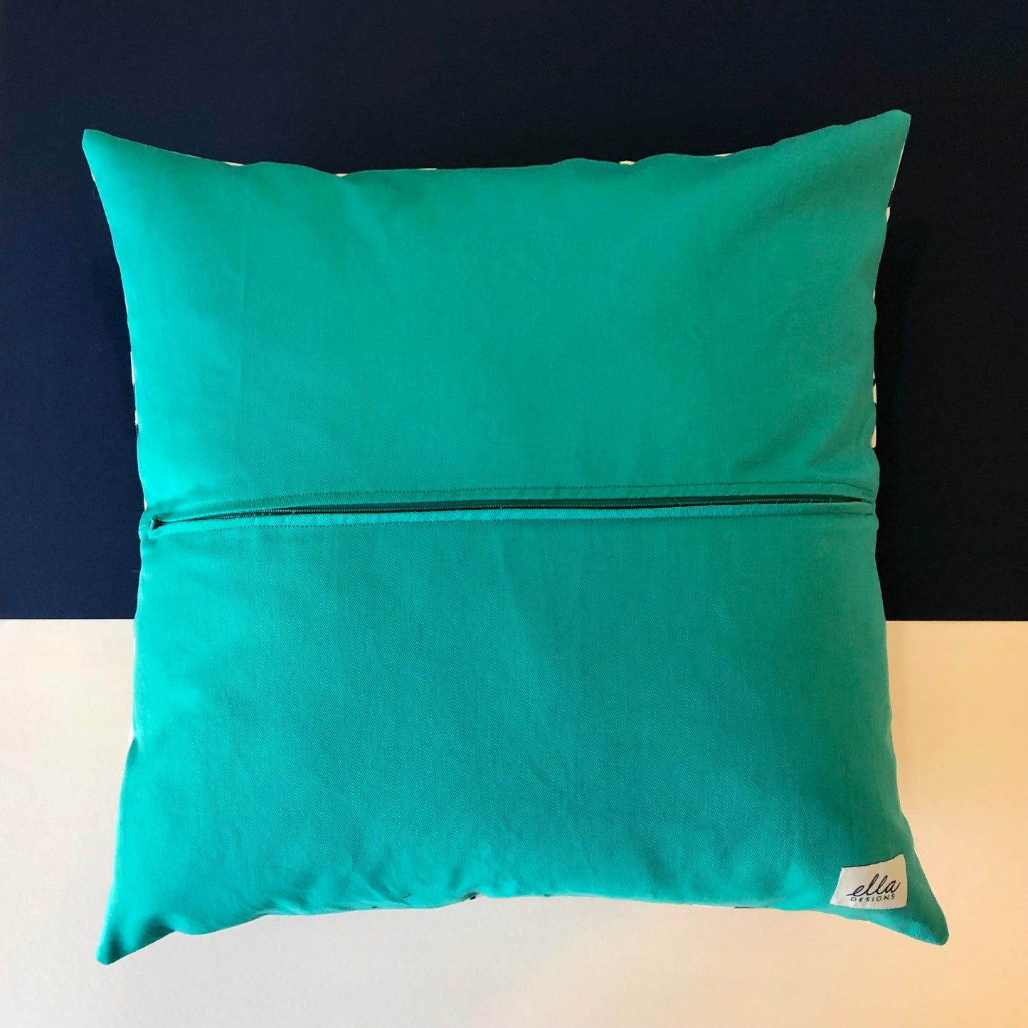 Throw Cushion Cover | Suhair in Navy