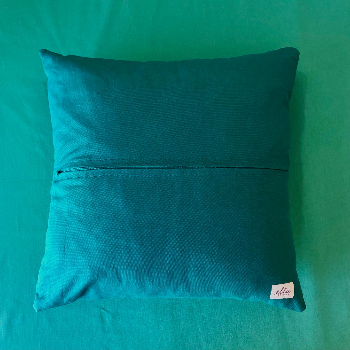 Throw Cushion Cover | Klara in Deep Teal