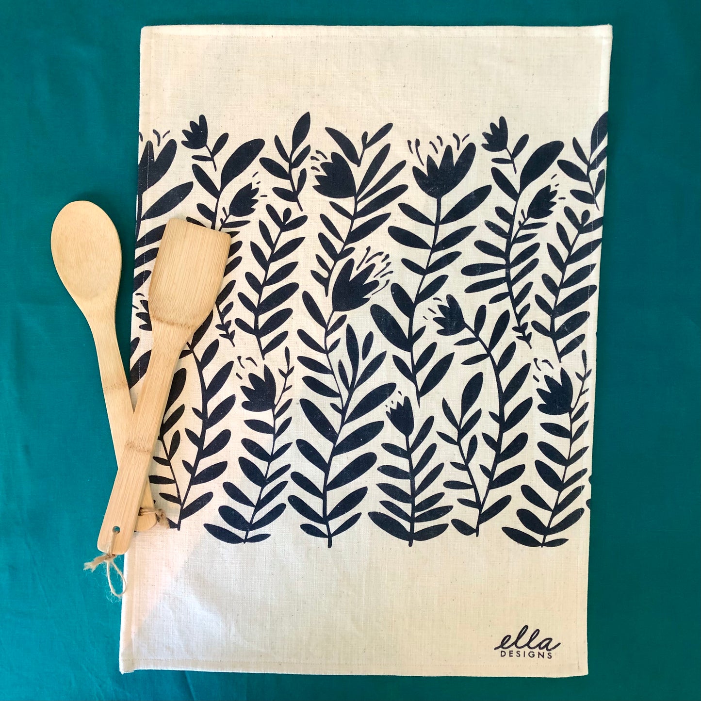 Tea Towel | Madeline in Navy