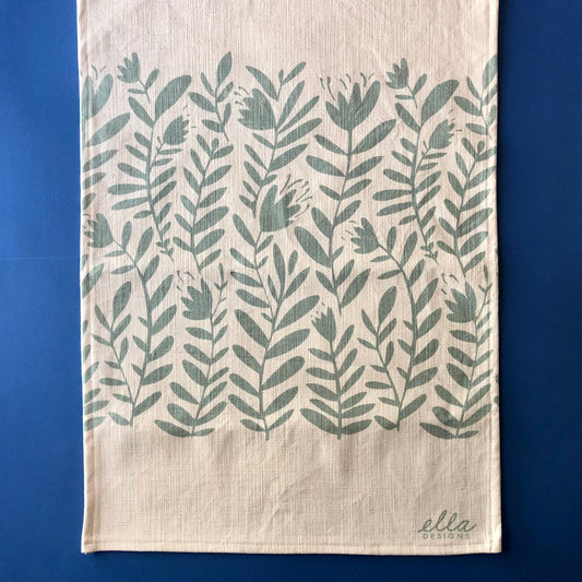 Tea Towel | Madeline in Duck Egg Blue