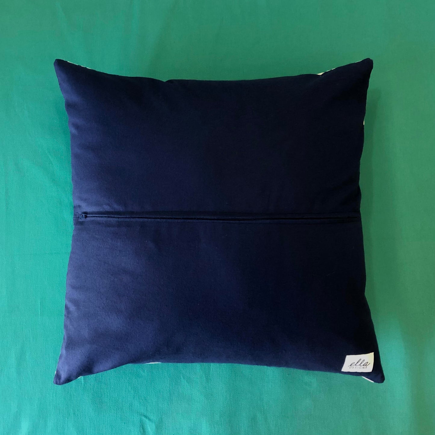 Throw Cushion Cover | Madeline in Navy