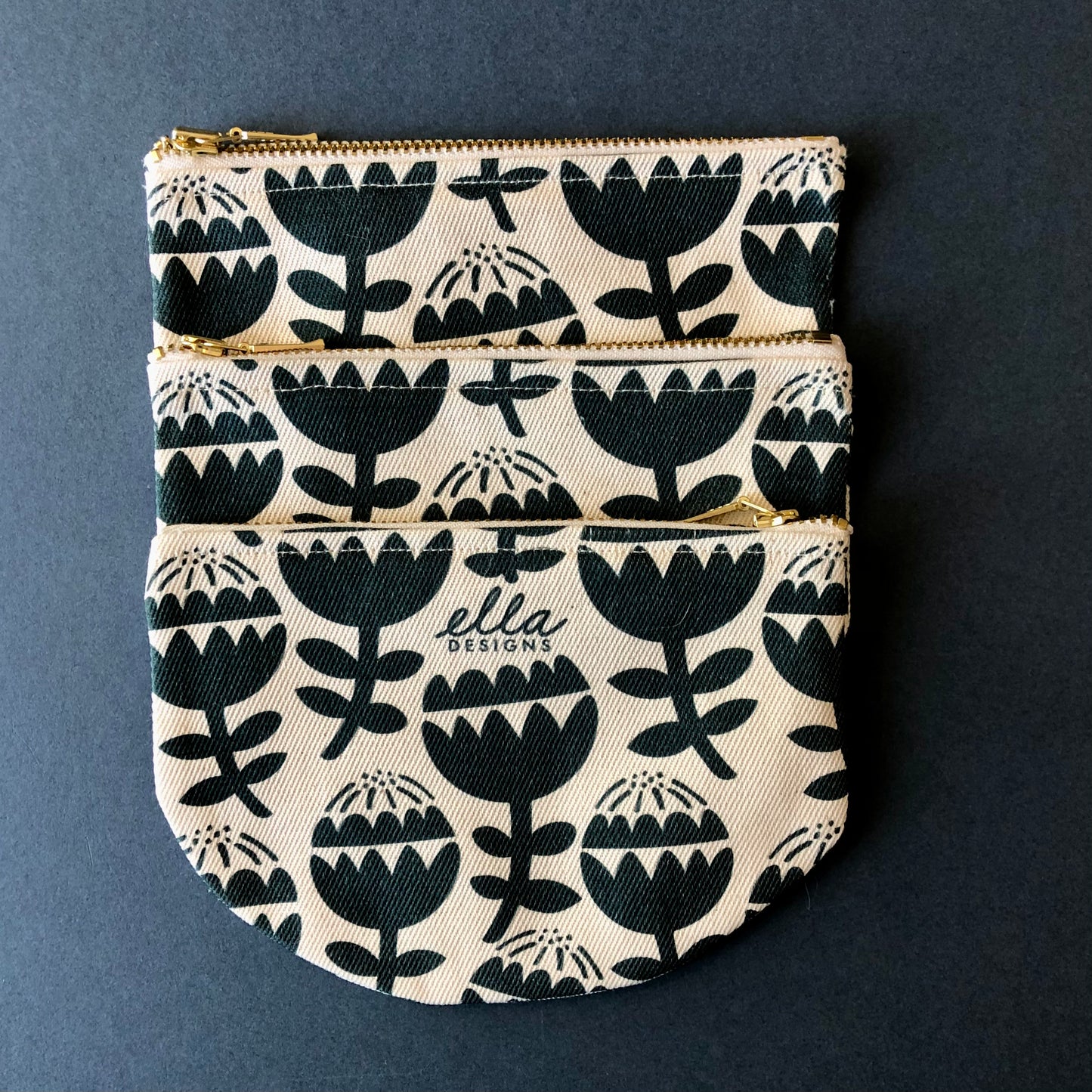 Penny Pouches | Victoria in Deep Teal