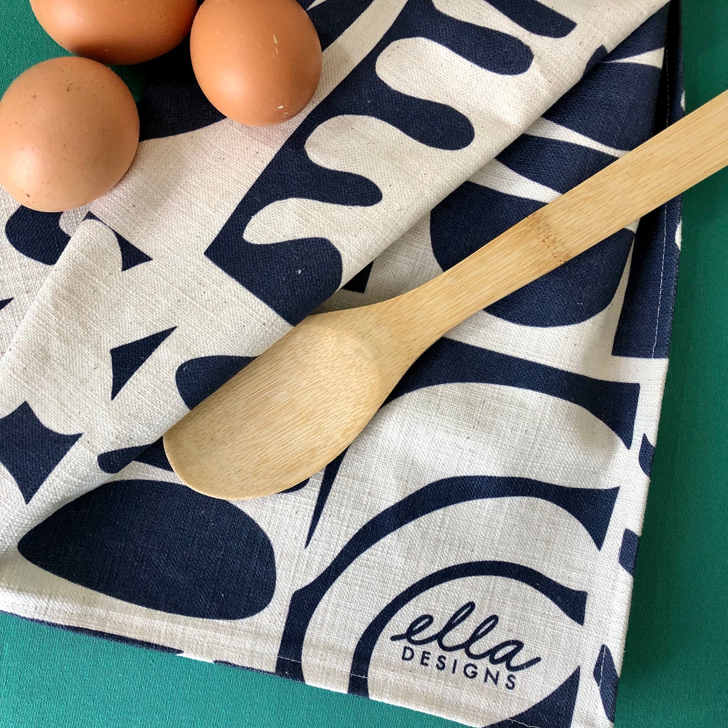 Tea Towel | Suhair in Navy