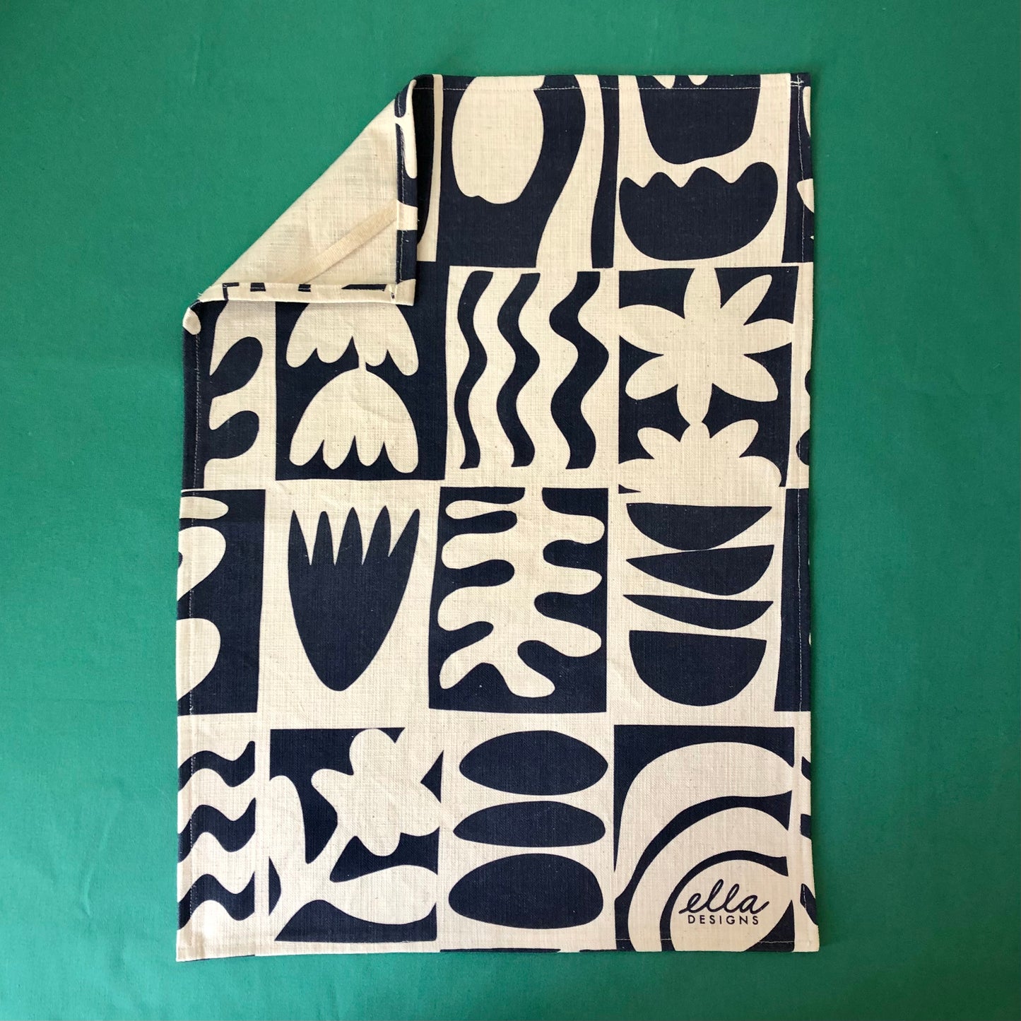 Tea Towel | Suhair in Navy