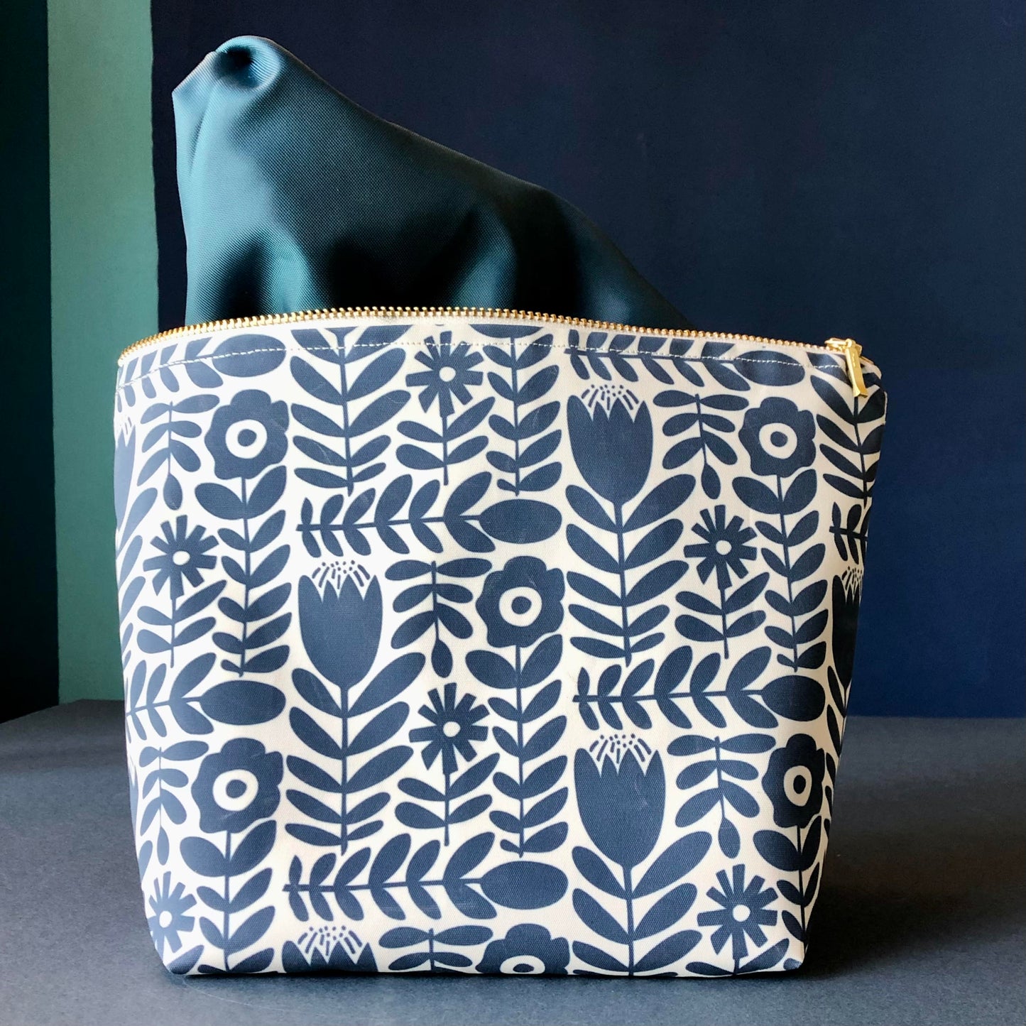 Toiletry Bags | Klara in Deep Teal