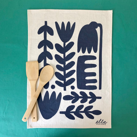 Tea Towel | Willemien in Navy